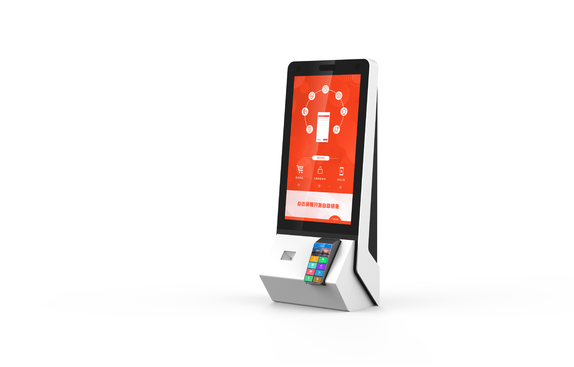 Anti Dust Indoor Ordering Kiosk Highly Responsive For Credit Card