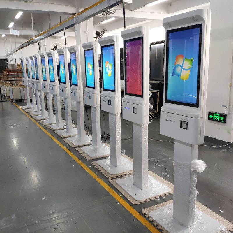 21.5 Inch Self Service Order Payment Kiosk Touch Screen For Chain Store ...