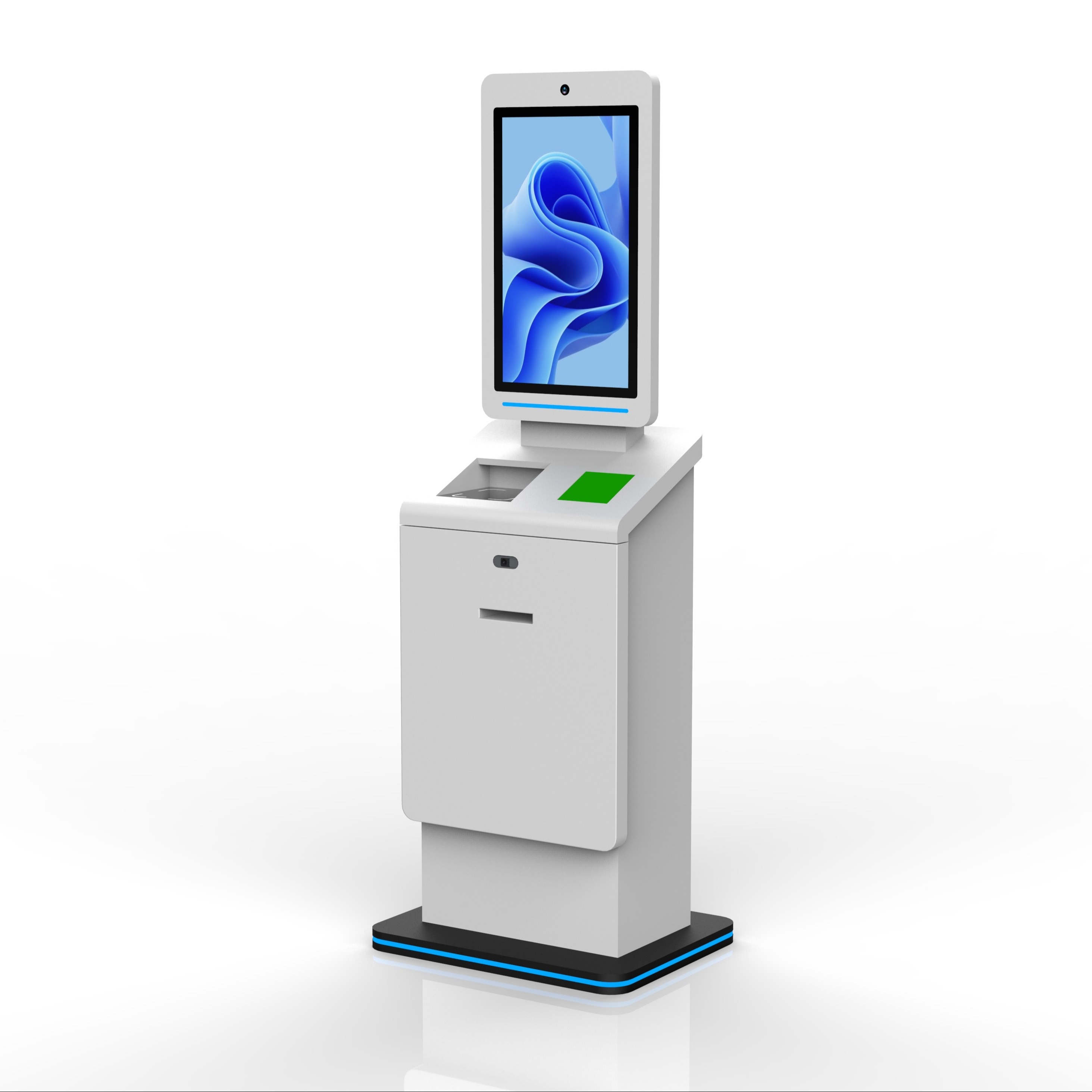 Smart Check In Hotel Smart Check-in Kiosk with Room Key Card Dispenser and Printer