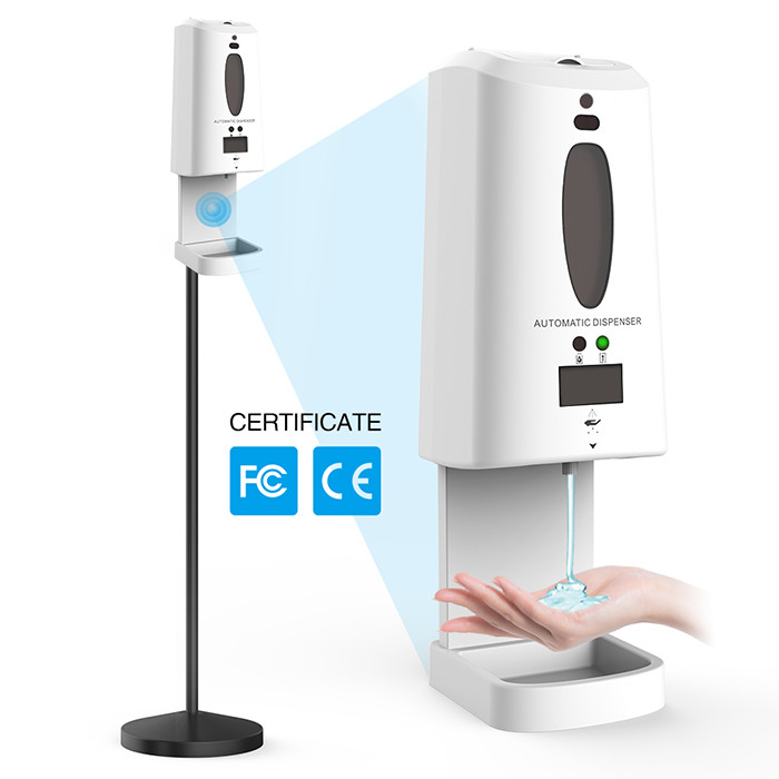 Temperature Measuring Automatic Soap Hand Sanitizer Dispenser