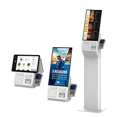 Desktop Retail Bakery Self Service Payment Kiosk Machine Fast Food Touch Screen Self Checkout Kiosk