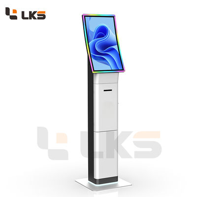 New design Fast Easy Available 24/7 curved Screen Self-Service Ticket Kiosk For Cinema Airport Events