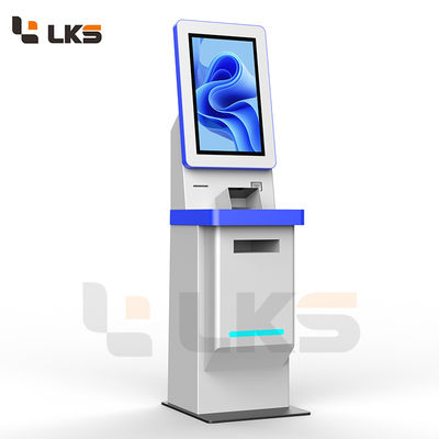 Interactive Computer Document Scanning Print Self Service Payment Kiosk For Service Center Bank Medical School