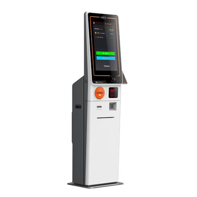 24/7 Self Service Bill Payment Kiosk with Receipt Printing QR Reader Cash Accepted