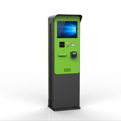 Outdoor Parking Payment Kiosk with Credit Card QR Code and Receipt Printer
