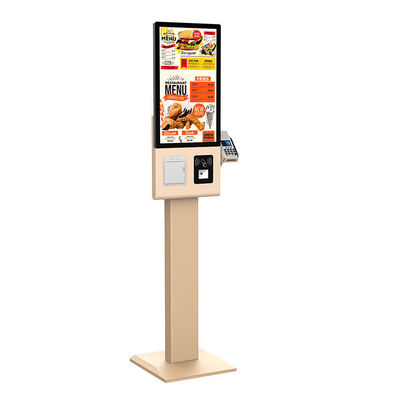 Elegant And Smart Design Rfid NFC Reader with and Contactless Payment Systems Self Ordering Kiosk Machine