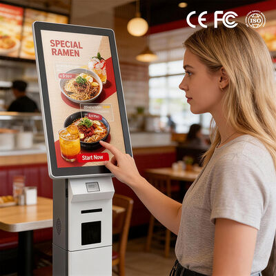 Self Ordering Kiosk With Automated Ordering Platform Enhances Convenience