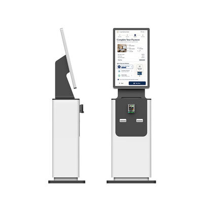 24/7 Self Service Bill Payment Kiosk with Receipt Printing QR Reader Cash Accepted