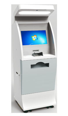 Self Service Change Pay Touch Kisok , outdoor retail kiosk For Banking