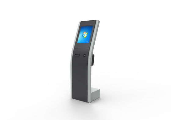 Free Standing Large Screen Panel PC Information Health Kiosk With IR Touch