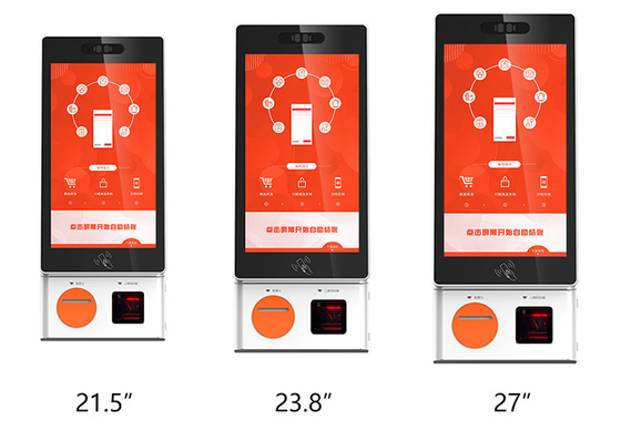 21.5inch Customizable Self Service Kiosk for Retail Restaurant