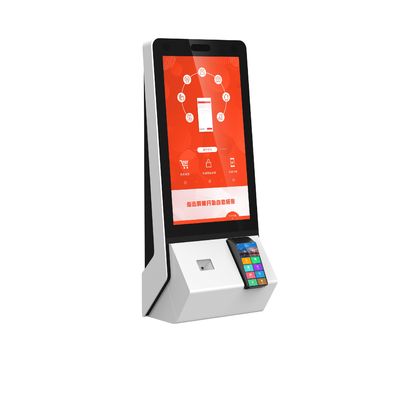 24 / 32 Inch Touch Screen Self Service Payment Ordering Kiosk For Fast ...