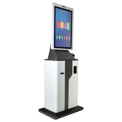 27 Inch Self Service Kiosk Free Standing Hotel Lobby Check In Kiosk