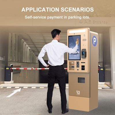 Parking Payment Station With 21.5 Inch High Brightness Touch Screen And ...