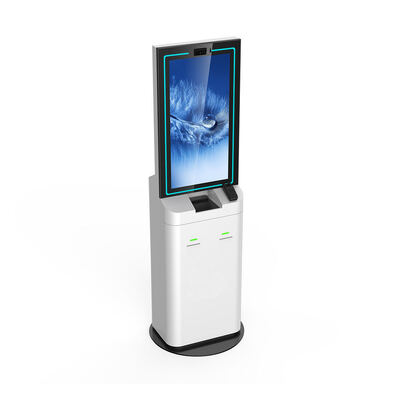 Elegant And Smart Design Hotel Self Check In Kiosk with Optional Wheels ...
