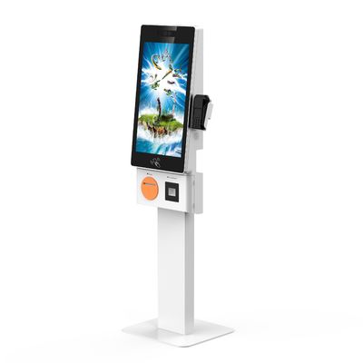 21.5 Inch Self Service Order Payment Kiosk Touch Screen For Chain Store ...