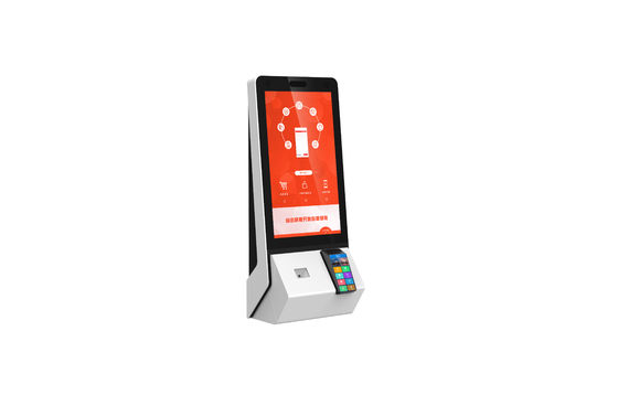 Fast Food Self Service Ordering Kiosk 21.5 24 27 32 Inch Touch Screen