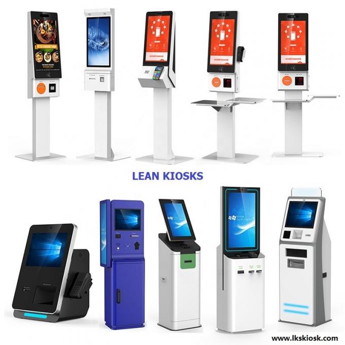 Waterproof Car Wash Parking Payment System NFC Outdoor Self Service Kiosk