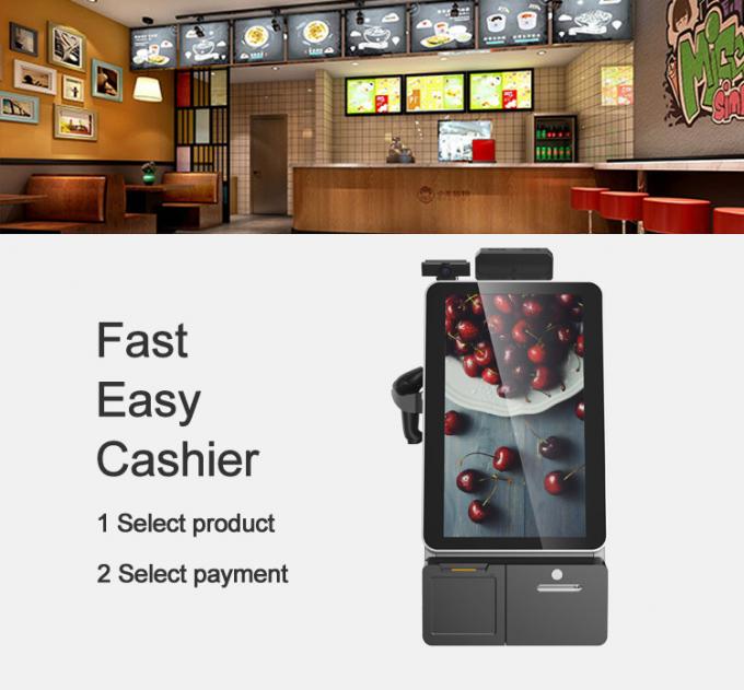 24 32 Inch Self Service Payment Ordering Kiosk For Fast Food McDonald'S ...